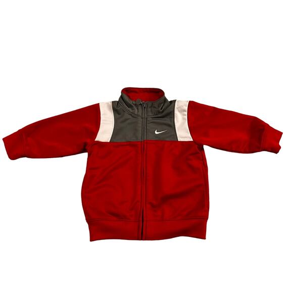 Nike Other - Nike Toddler Baby Maroon White & Gray Zip Up - Jacket